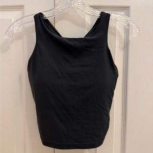 Athleta Purpose Crop Sports Bra D-DD “Black Sand” Color Size XS